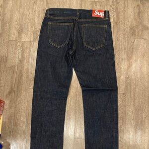 Supreme Dark Blue Straight Jeans